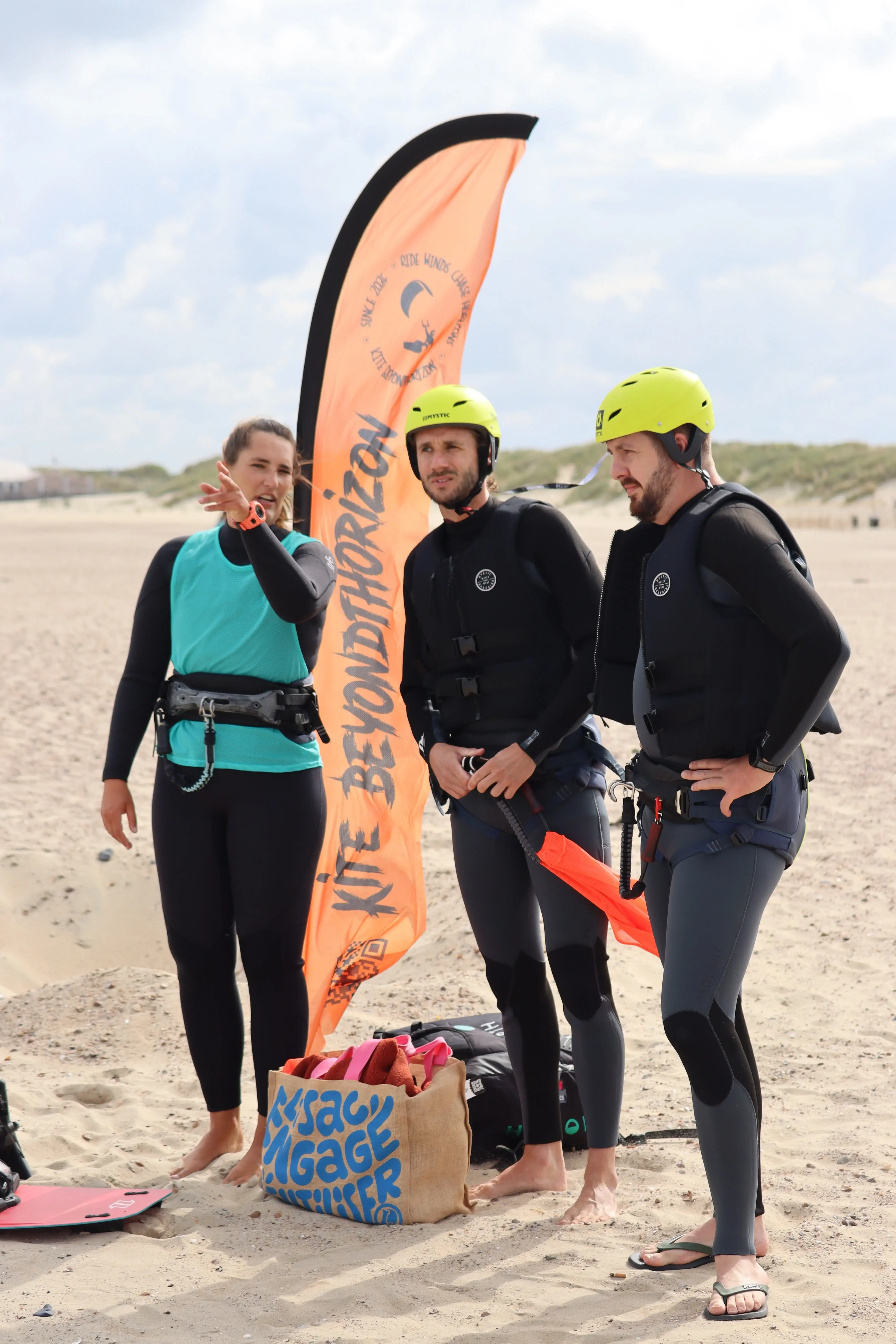 Duo kitesurfkurs op Brouwersdam — samen leren kitesurfen